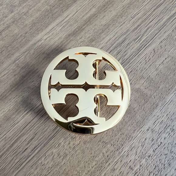 Tory Burch Black Leather Belt with Silver Buckle - Picture 2 of 9